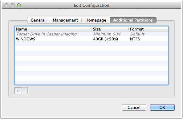 Close the Configuration window.