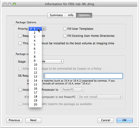Update priority of the OS disk image.