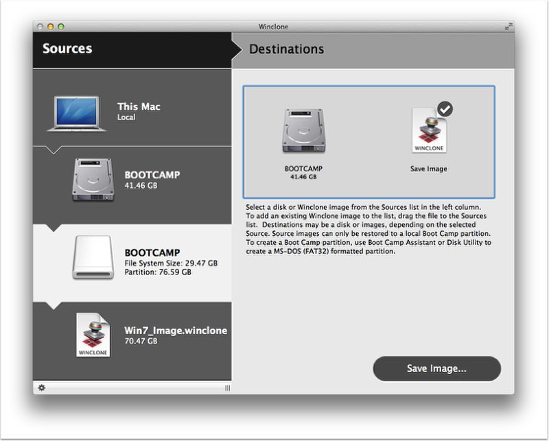 imaging or restoring
